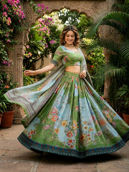 New Semi Stitiched Lehenga Choli