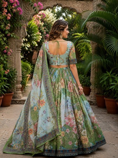 New Semi Stitiched Lehenga Choli