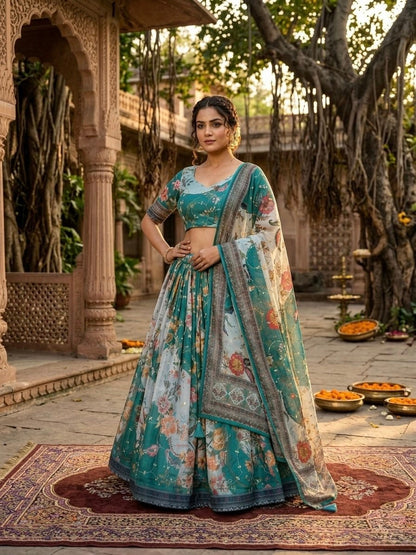 New Semi Stitiched Lehenga Choli