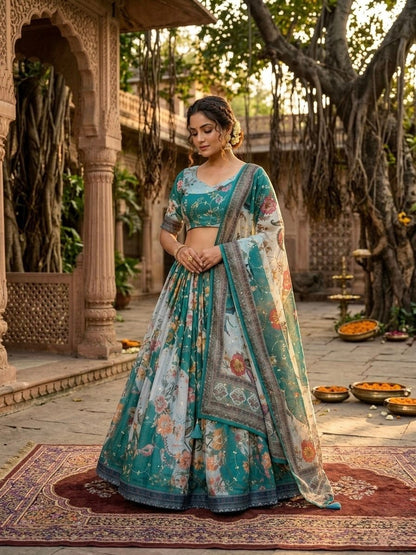 New Semi Stitiched Lehenga Choli