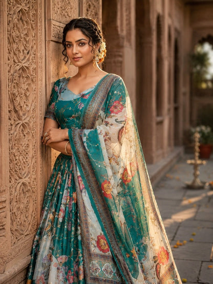 New Semi Stitiched Lehenga Choli