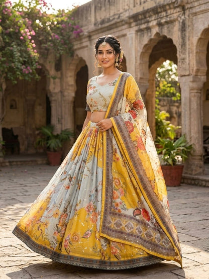 New Semi Stitiched Lehenga Choli