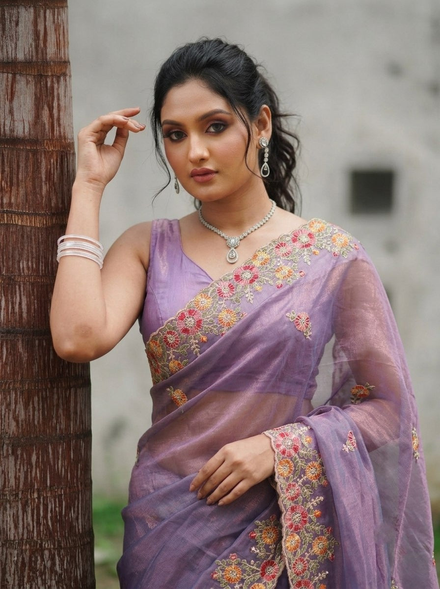 Catalogue Designer Georgette Silk Saree