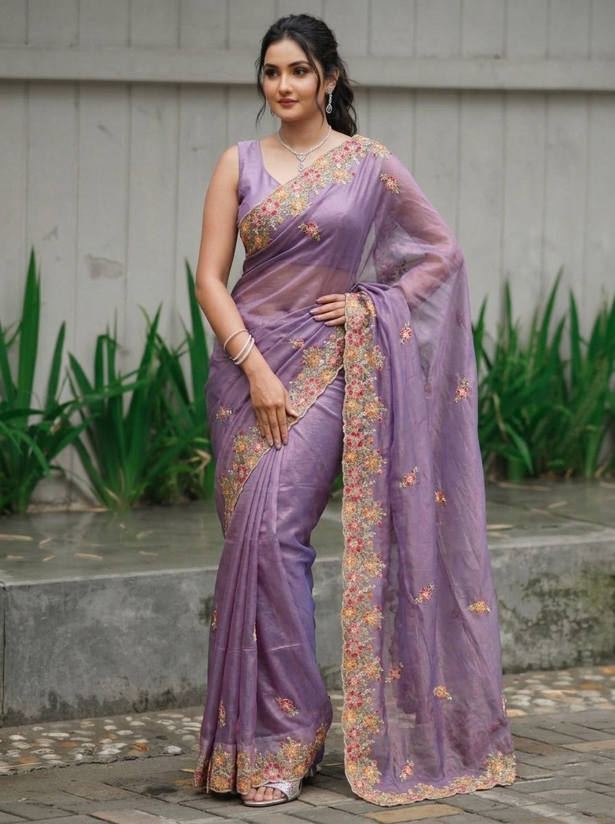 Catalogue Designer Georgette Silk Saree