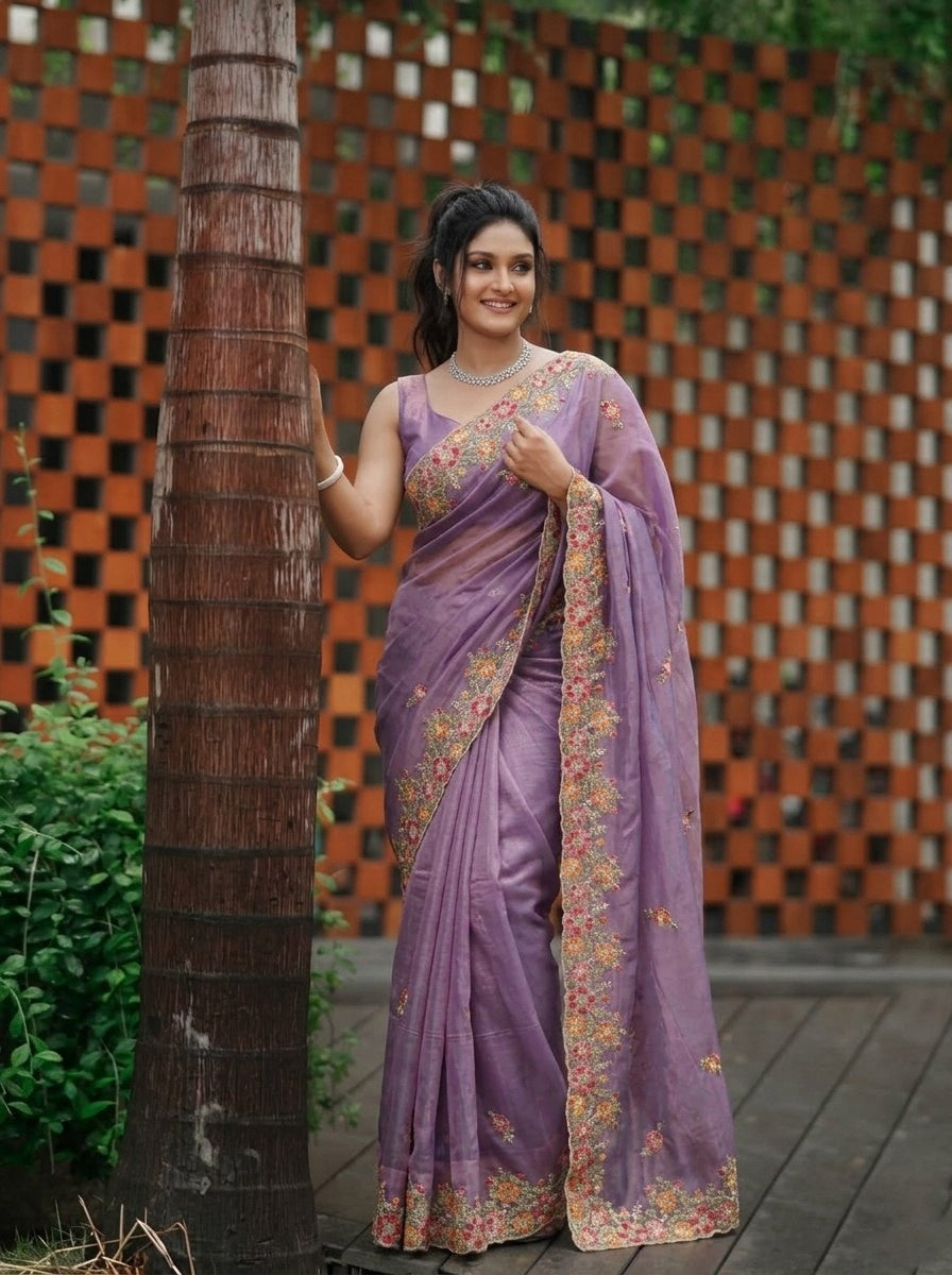 Catalogue Designer Georgette Silk Saree