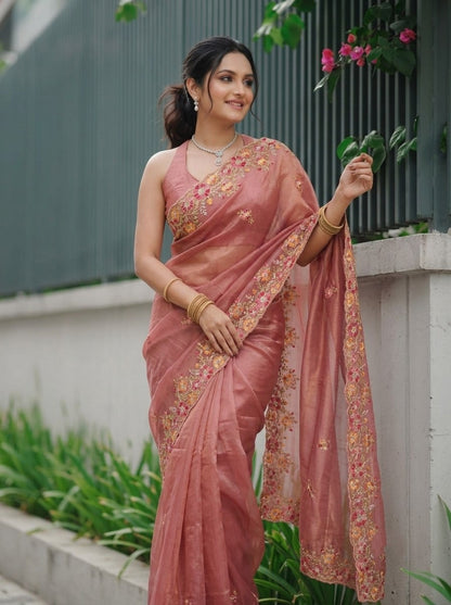 Catalogue Designer Georgette Silk Saree