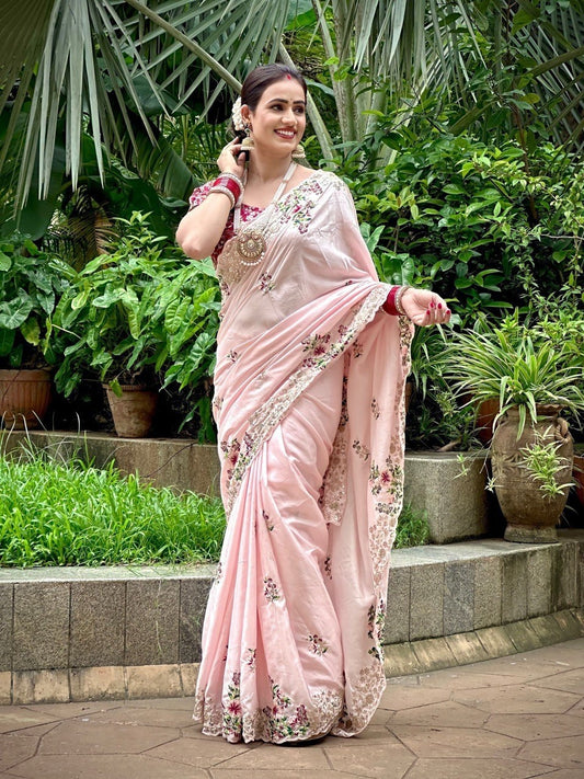 Catalogue Designer Georgette Silk Saree