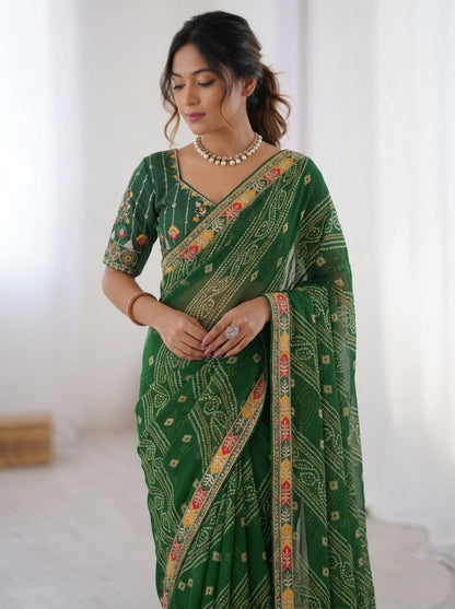 Catalogue Designer Georgette Silk Saree