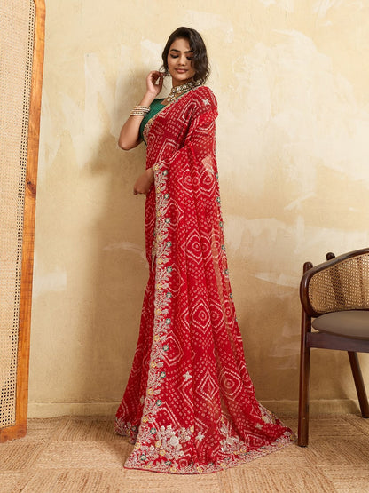 Catalogue Designer Georgette Silk Saree