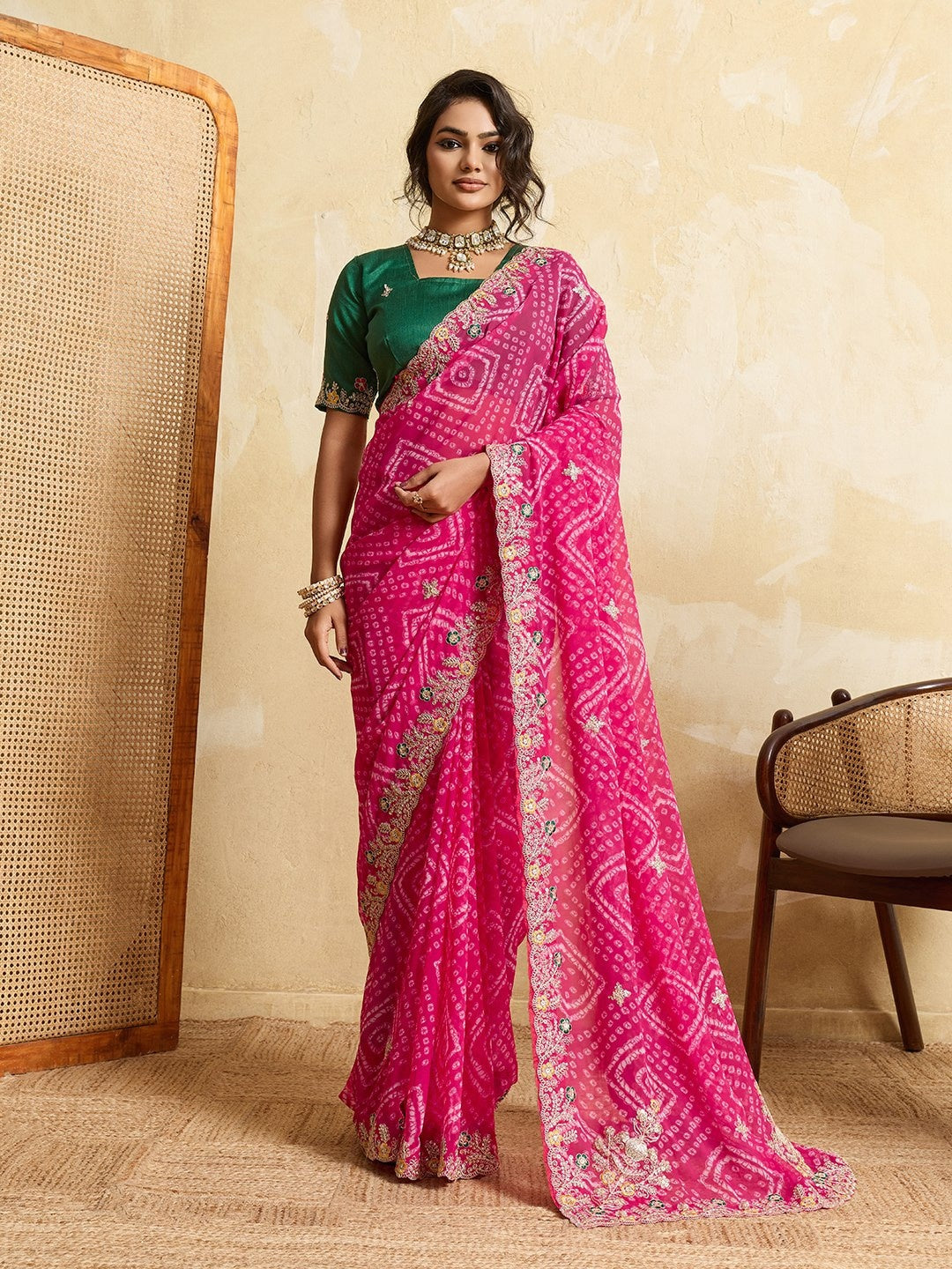 Catalogue Designer Georgette Silk Saree