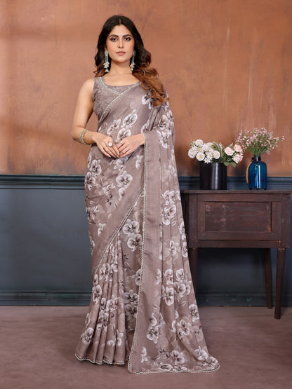 Catalogue Designer Georgette Silk Saree