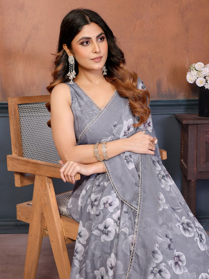 Catalogue Designer Georgette Silk Saree