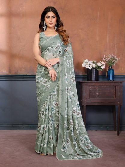 Catalogue Designer Georgette Silk Saree