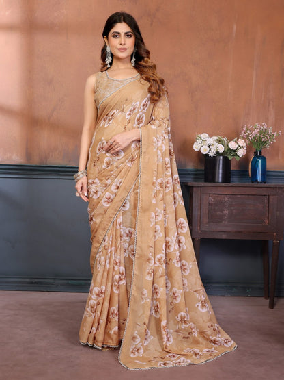 Catalogue Designer Georgette Silk Saree