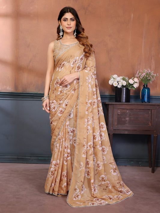 Catalogue Designer Georgette Silk Saree