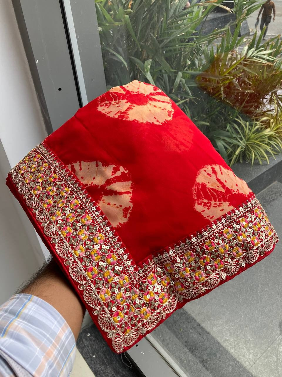 Catalogue Designer Georgette Silk Saree
