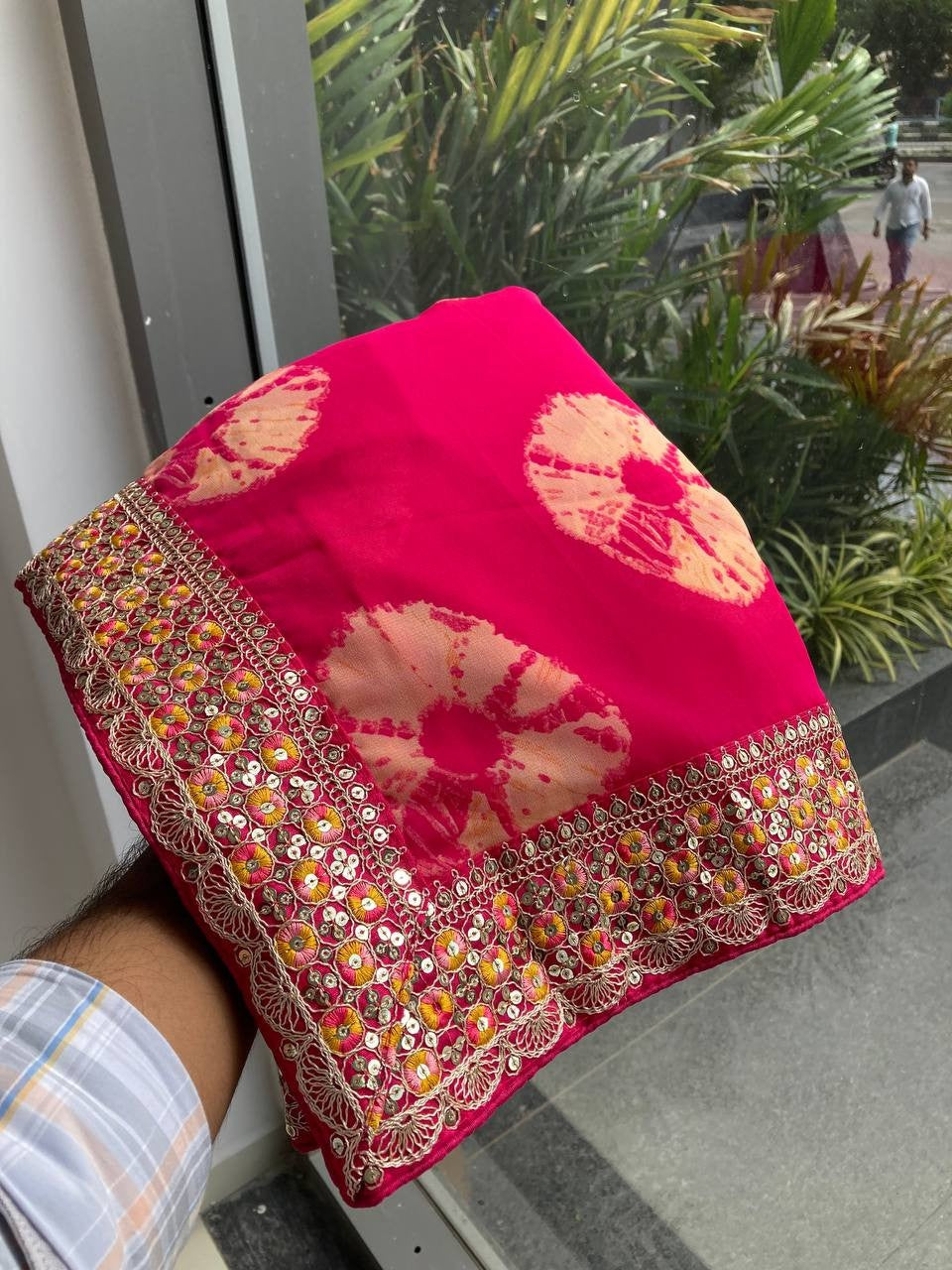 Catalogue Designer Georgette Silk Saree