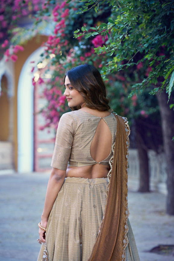 Latest Semi Stitched Lehenga Choli With Dupatta.