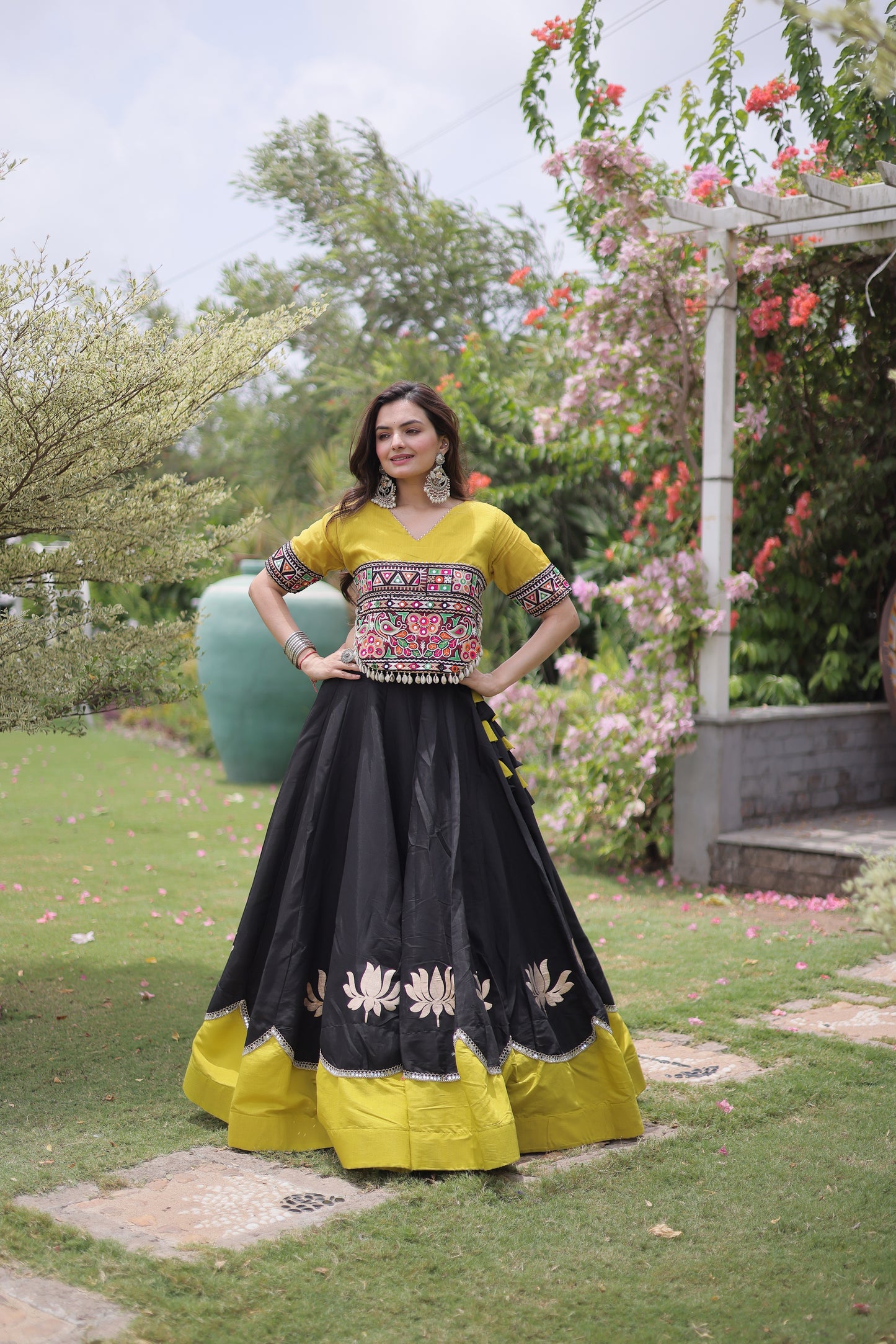 Latest Semi Stitched Lehenga Choli With Dupatta