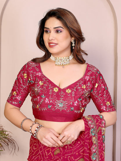 Catalogue Designer Georgette Silk Saree