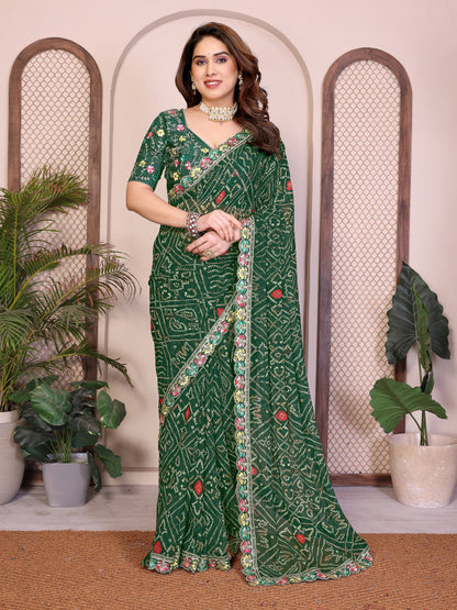Catalogue Designer Georgette Silk Saree