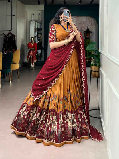 Latest Semi Stitched Lehenga Choli With Dupatta