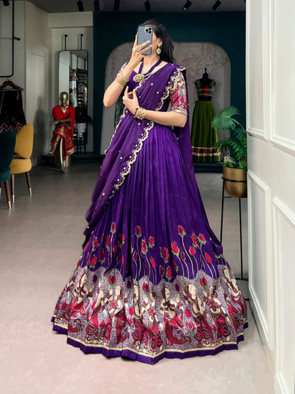Latest Semi Stitched Lehenga Choli With Dupatta