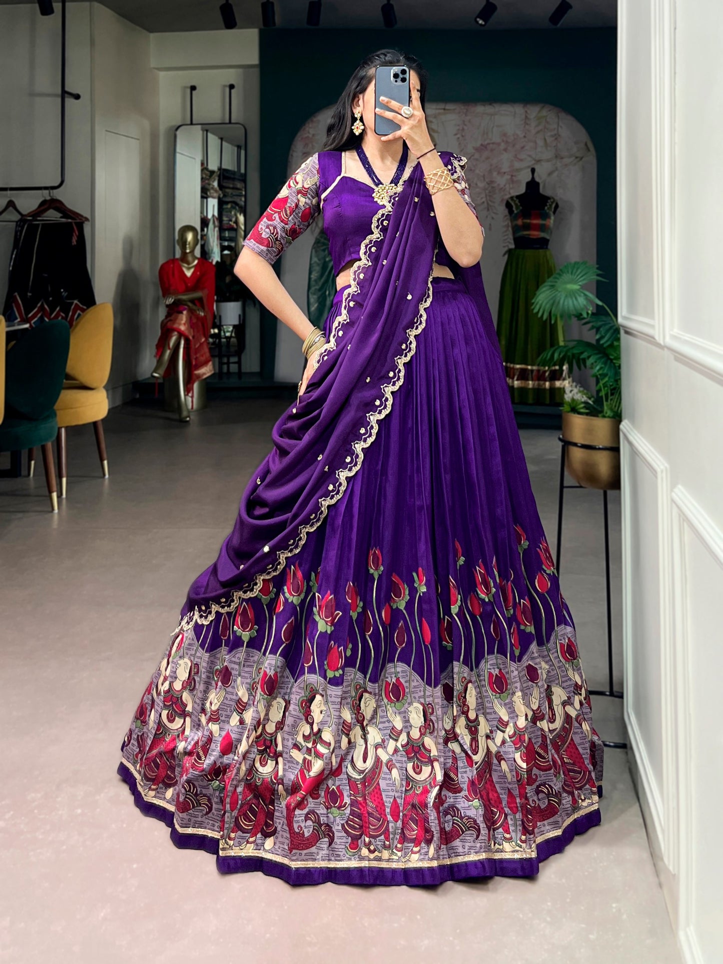 Latest Semi Stitched Lehenga Choli With Dupatta