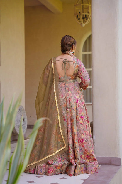 ReadyMade Gown With Duppatta.