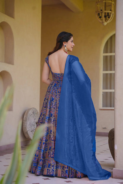 ReadyMade Gown With Duppatta.