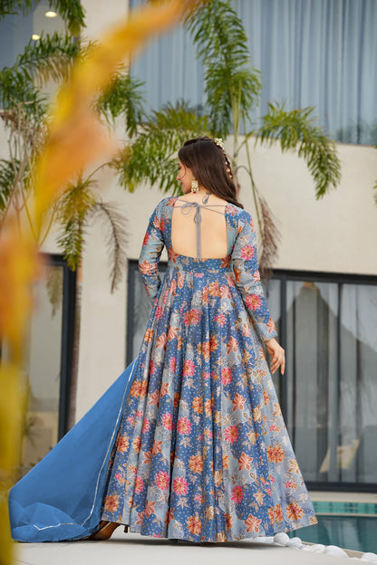 ReadyMade Gown With Duppatta.