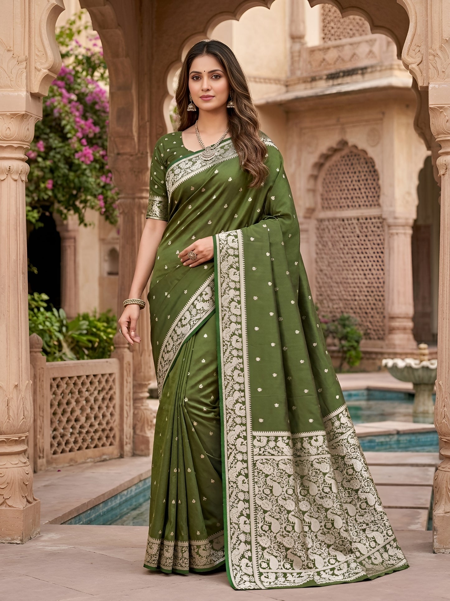 catalogue Designer Pure Banarasi Silk Saree