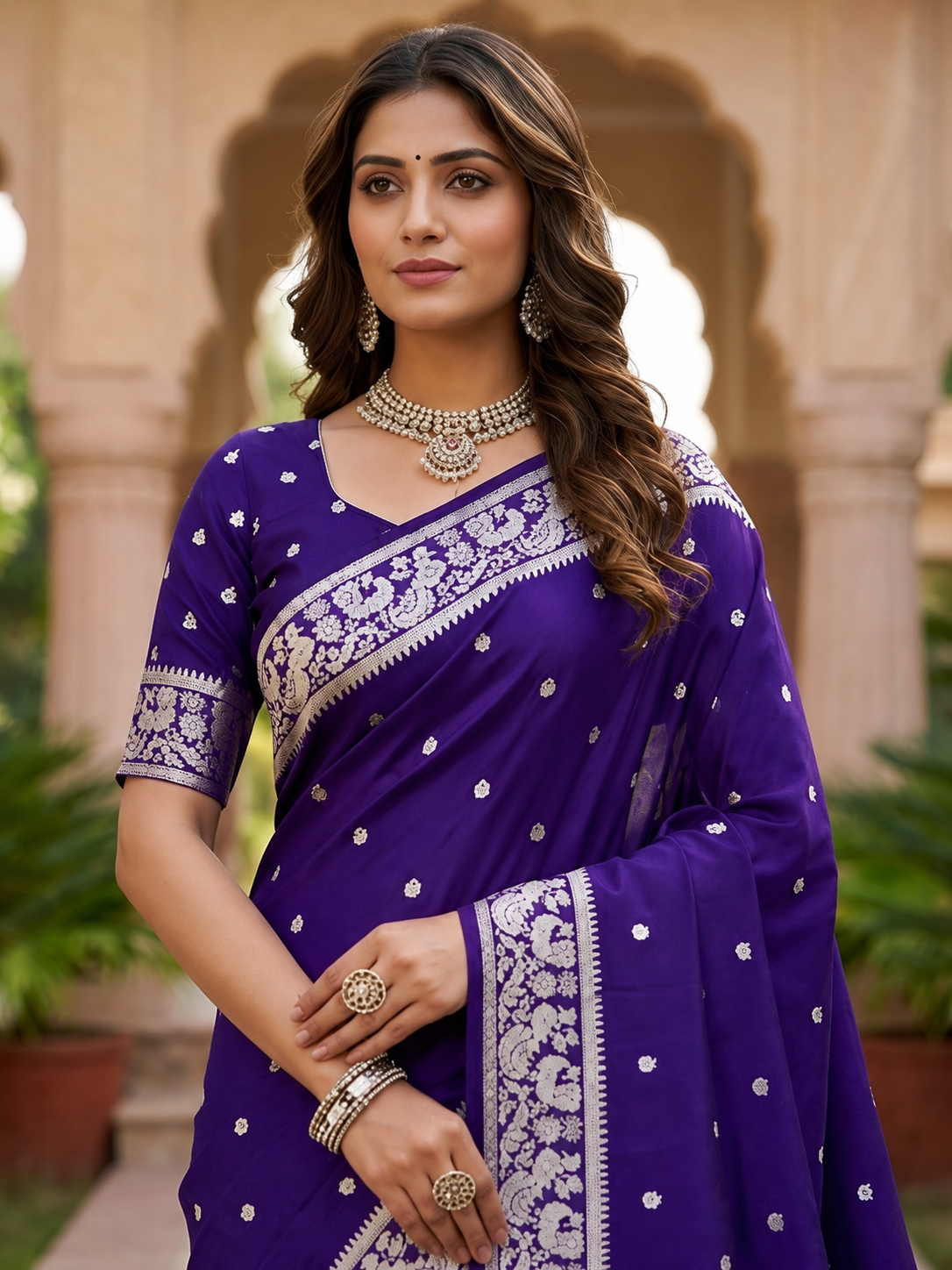 catalogue Designer Pure Banarasi Silk Saree
