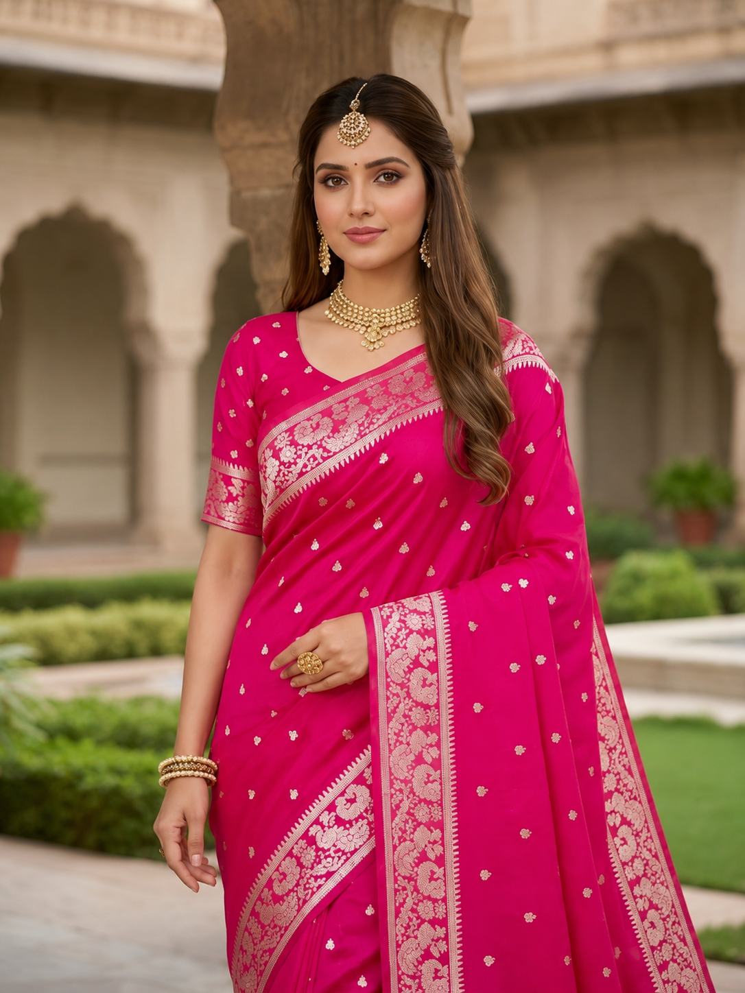 catalogue Designer Pure Banarasi Silk Saree