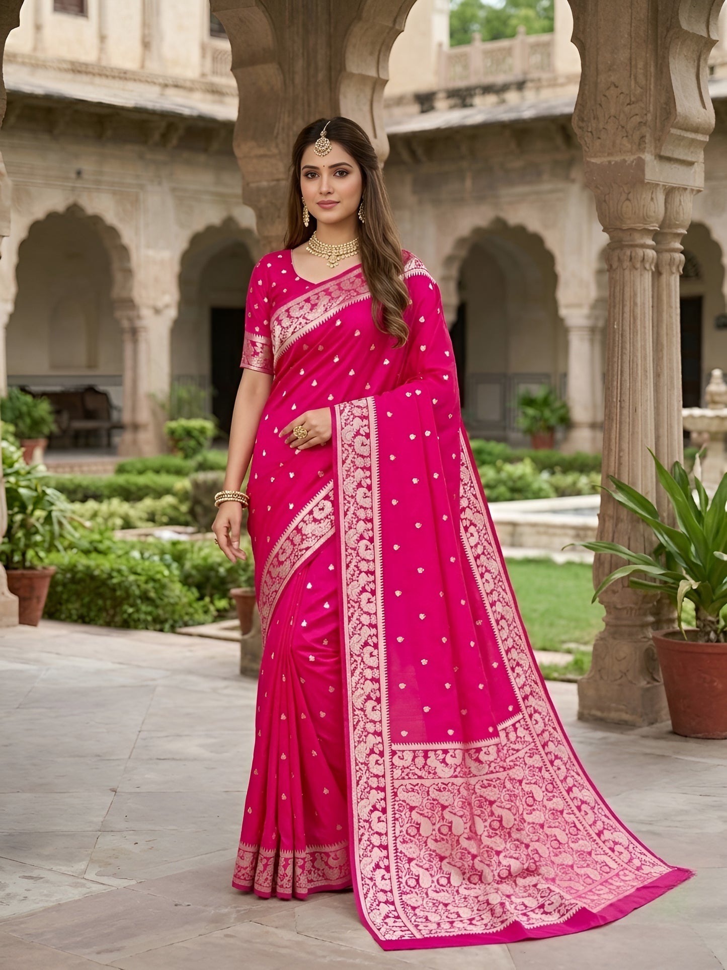 catalogue Designer Pure Banarasi Silk Saree