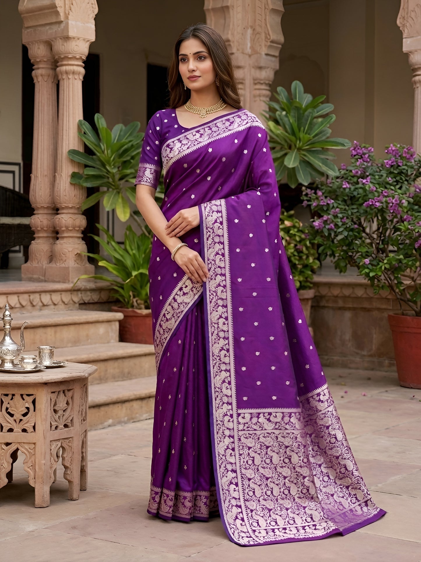 catalogue Designer Pure Banarasi Silk Saree
