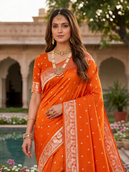 catalogue Designer Pure Banarasi Silk Saree