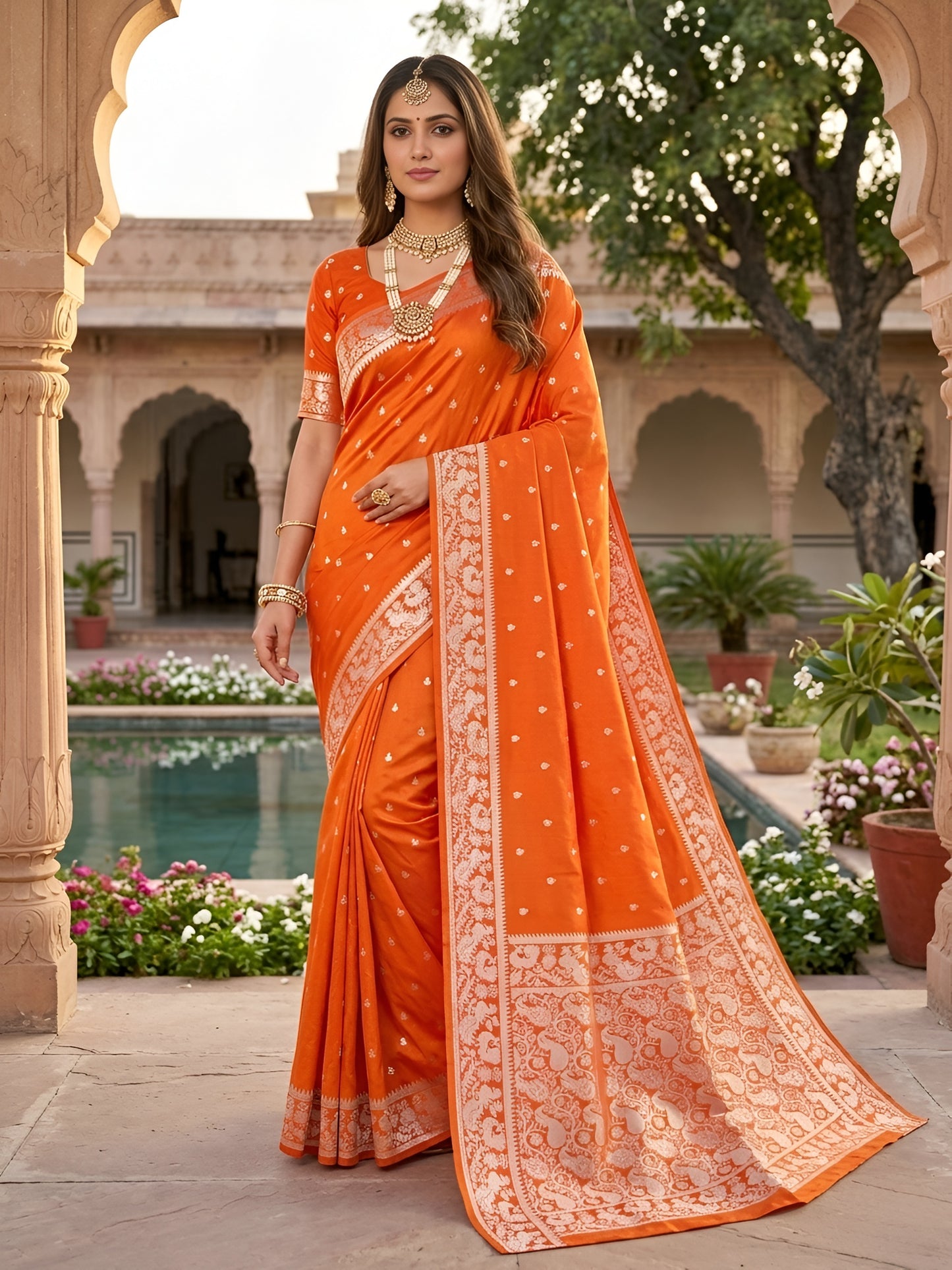 catalogue Designer Pure Banarasi Silk Saree