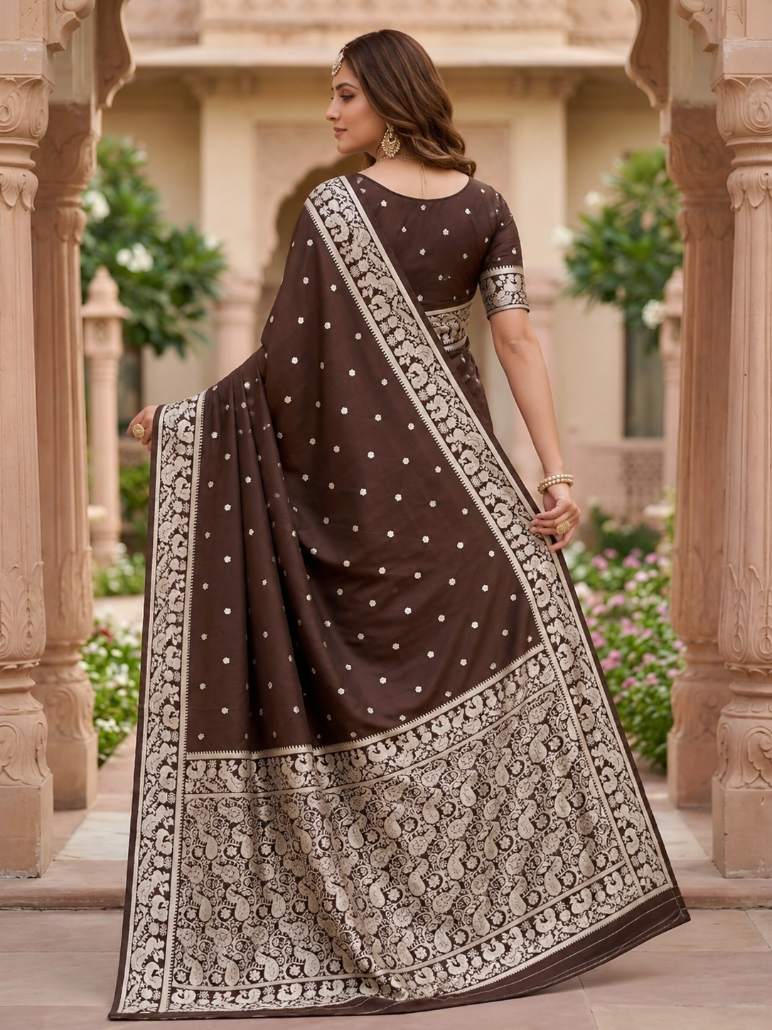 catalogue Designer Pure Banarasi Silk Saree