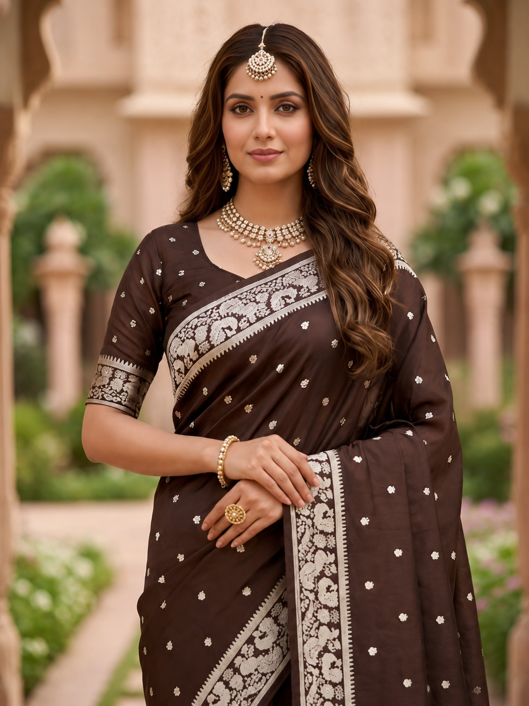 catalogue Designer Pure Banarasi Silk Saree
