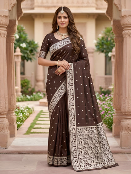 catalogue Designer Pure Banarasi Silk Saree