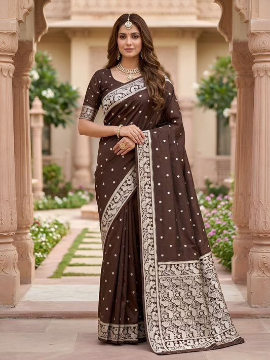 catalogue Designer Pure Banarasi Silk Saree