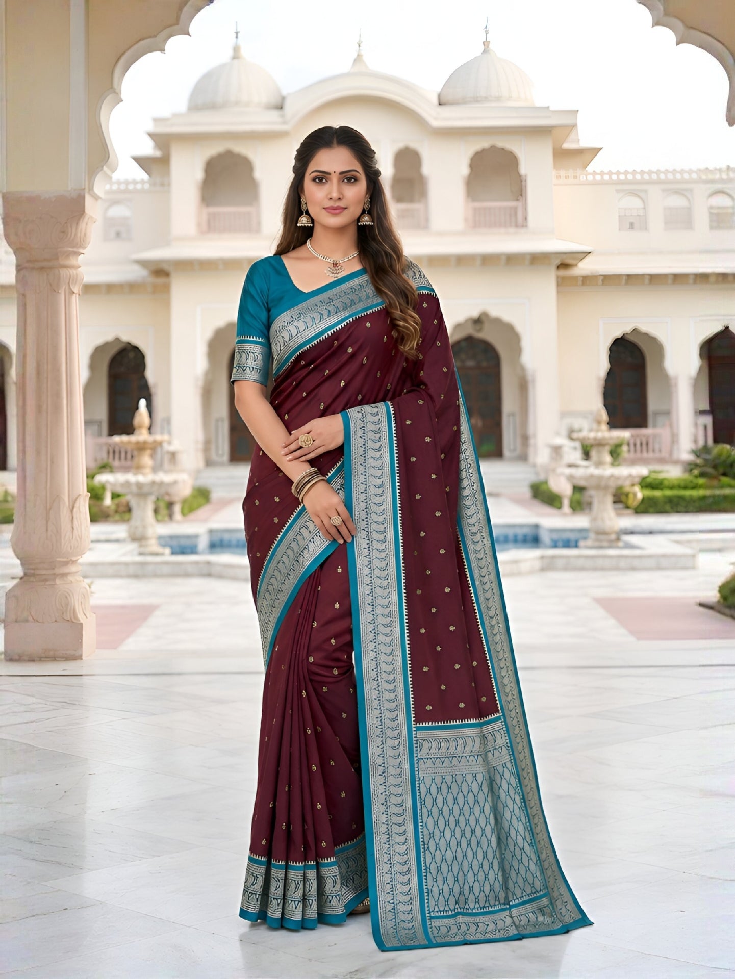 Catalogue Designer Pure Banarasi Silk Saree