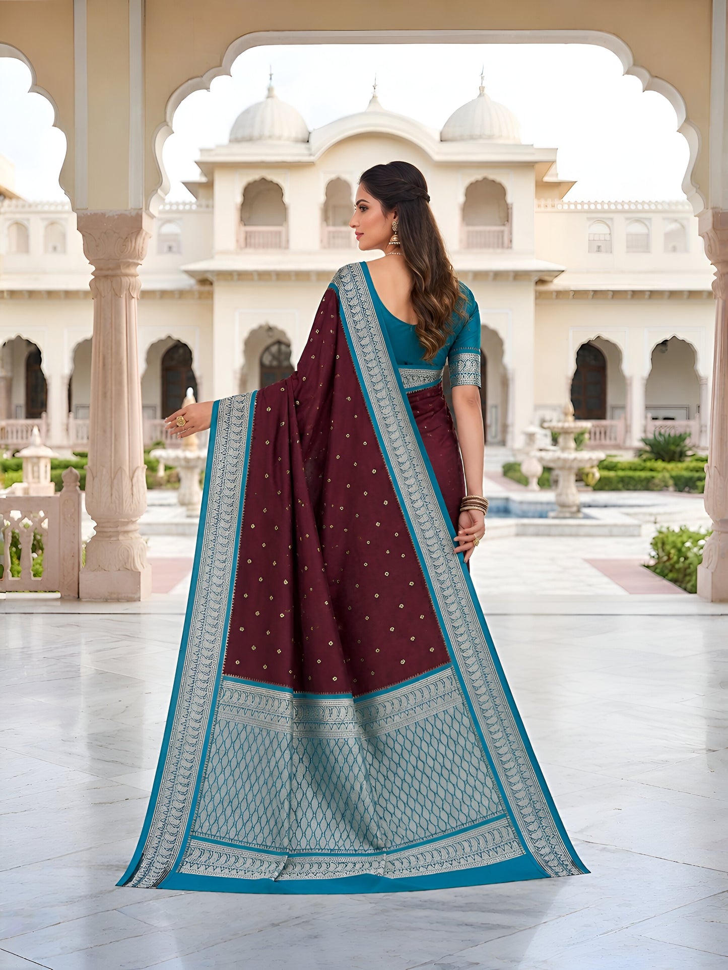 Catalogue Designer Pure Banarasi Silk Saree