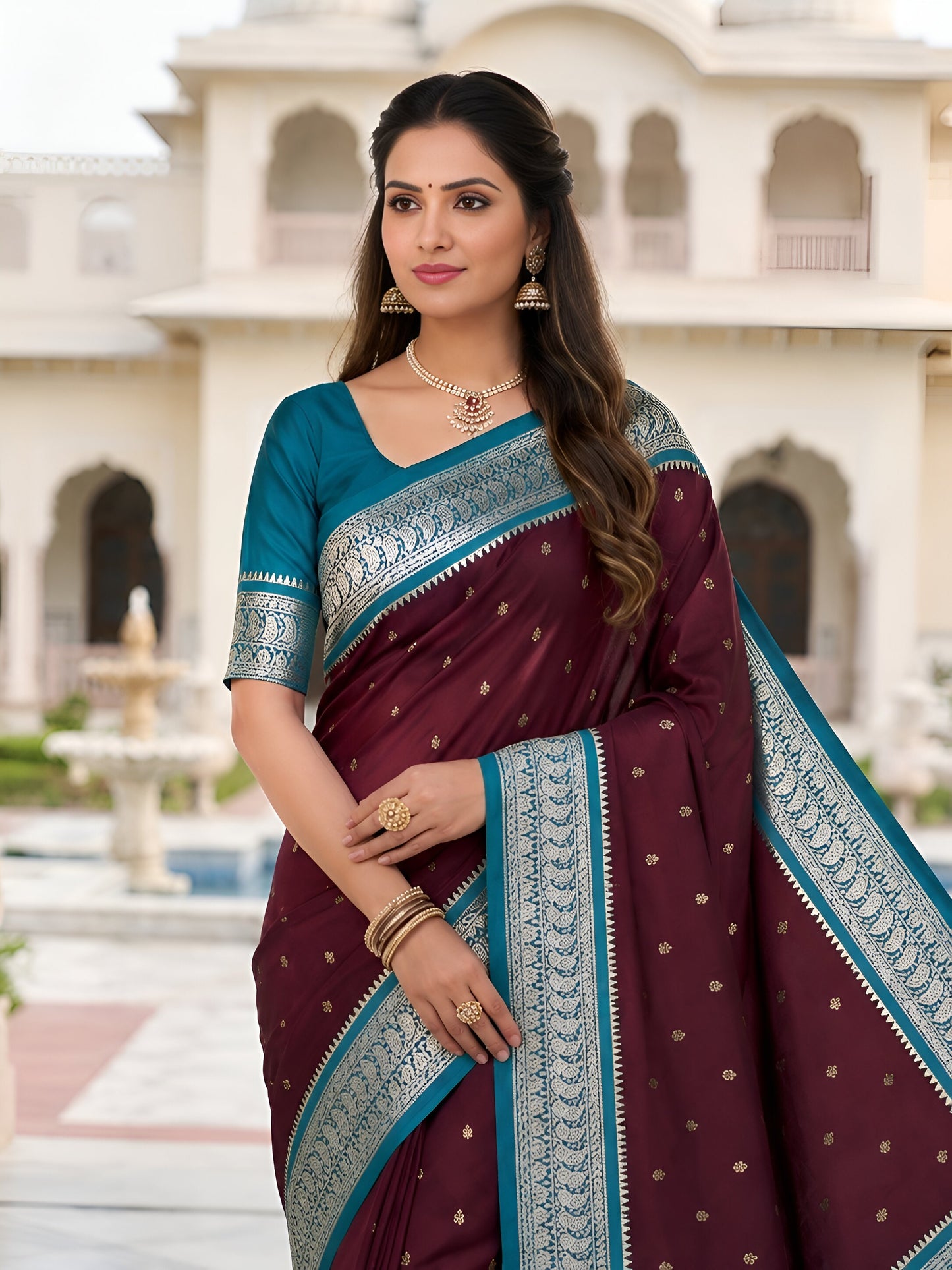 Catalogue Designer Pure Banarasi Silk Saree