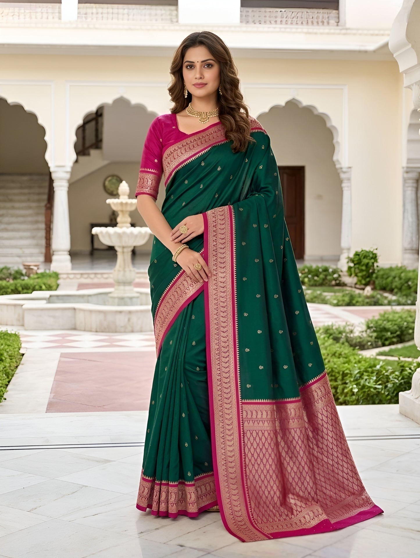 Catalogue Designer Pure Banarasi Silk Saree