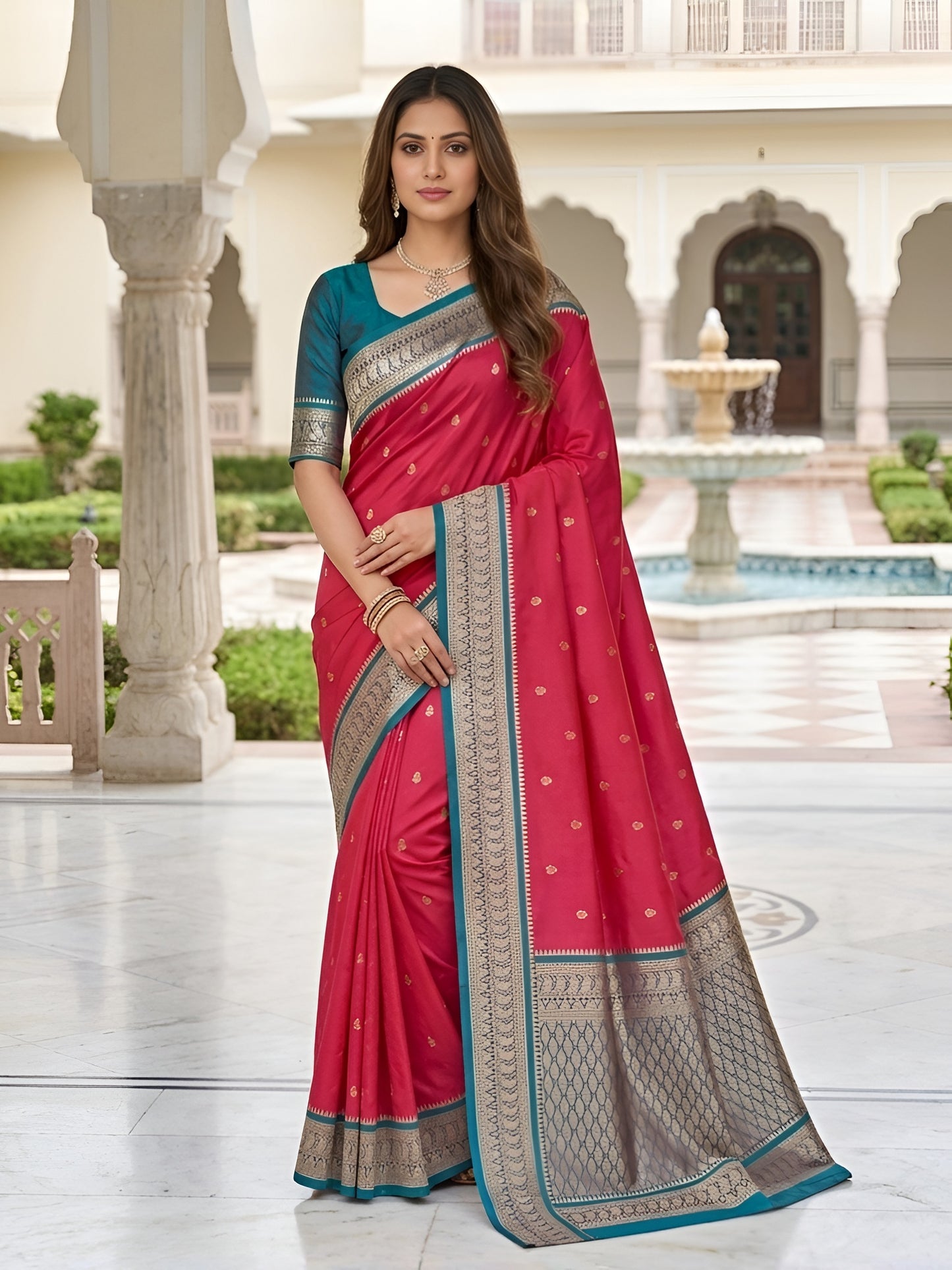Catalogue Designer Pure Banarasi Silk Saree