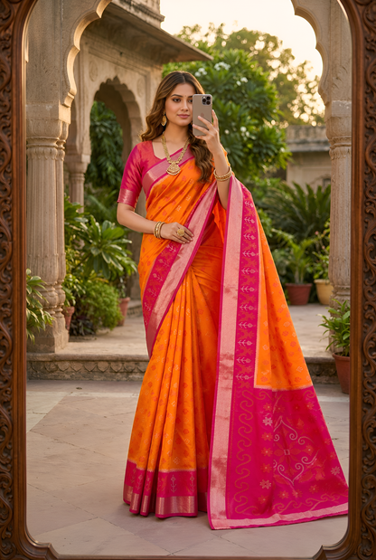 Pochampalli Silk Saree