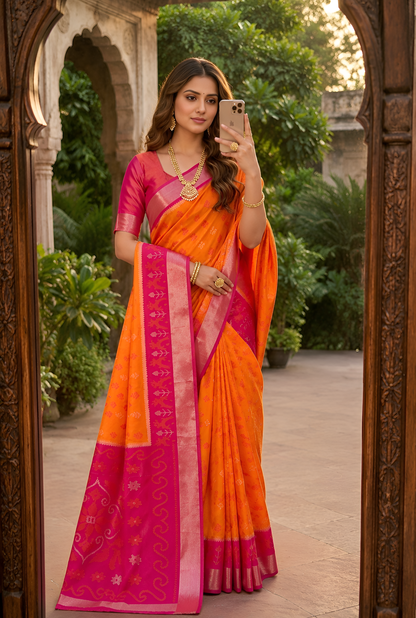 Pochampalli Silk Saree