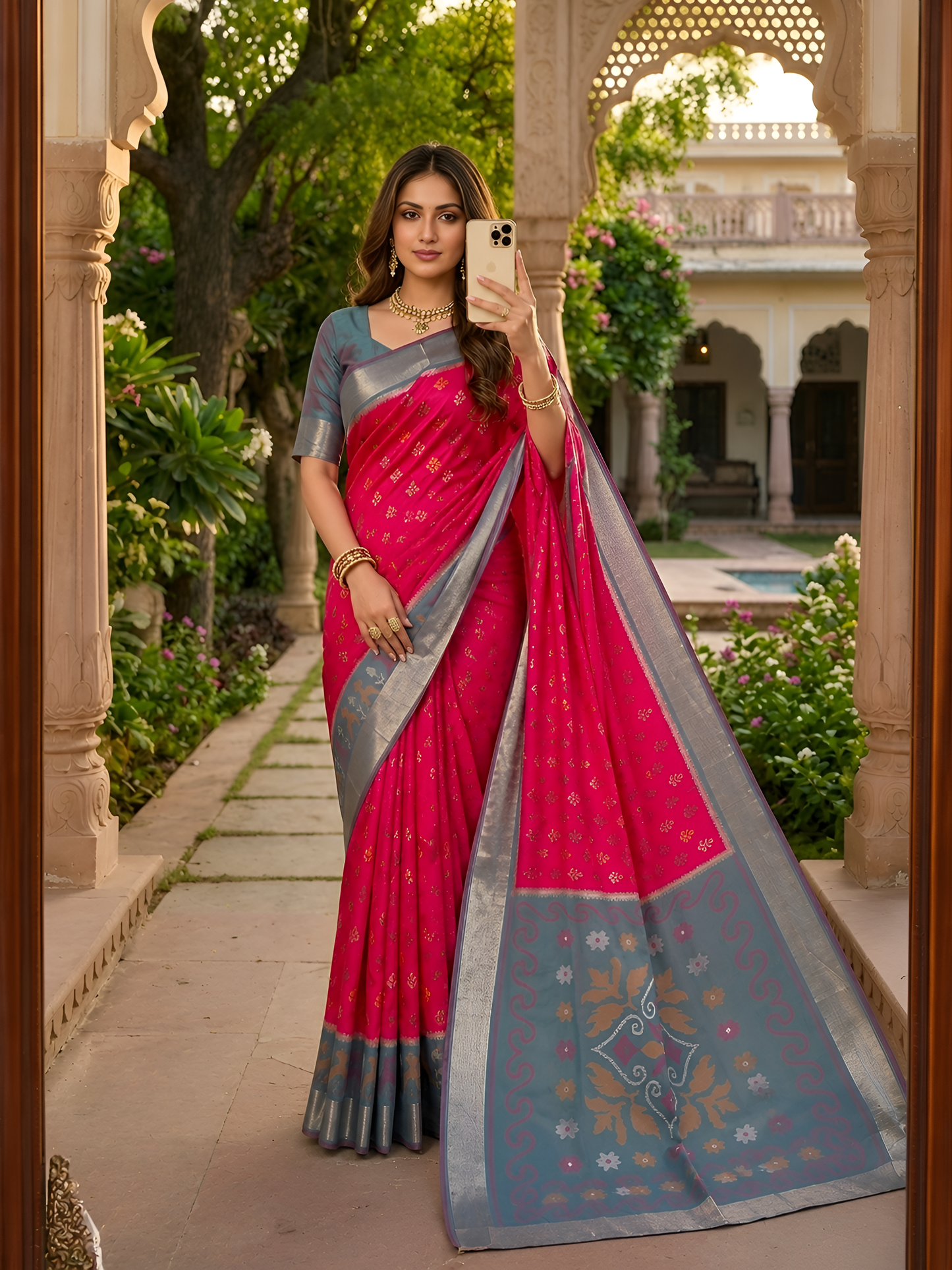 Pochampalli Silk Saree
